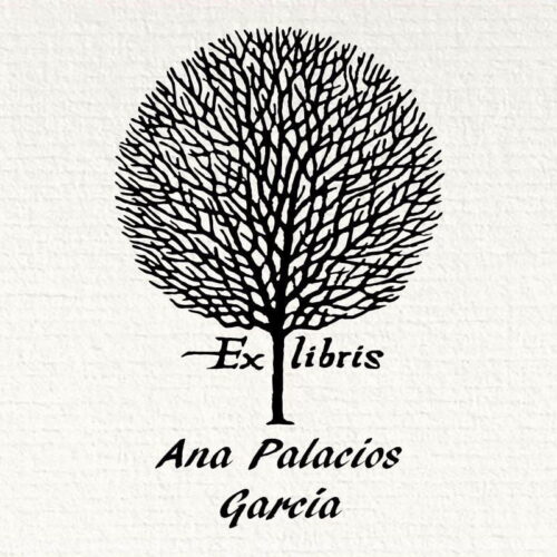 Ex Libris Autumn Tree