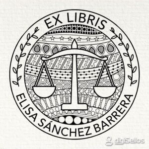 Seal ex libris libra