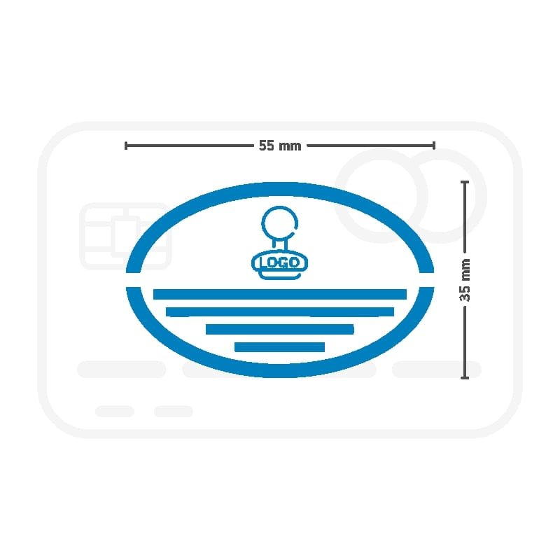 Colop Printer Oval 55 - 55x35 mm