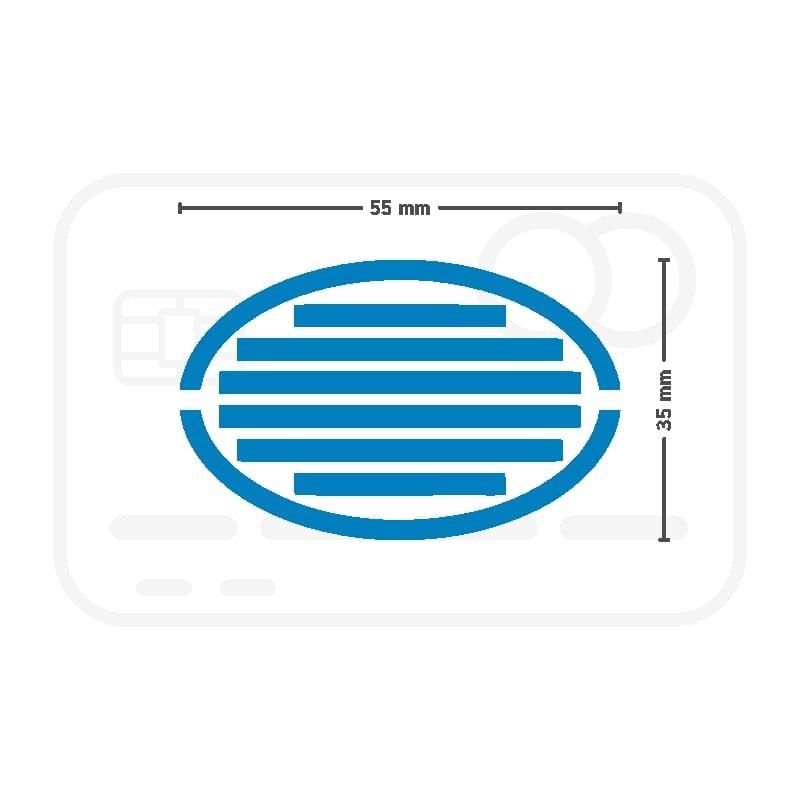 Colop Printer Oval 55 - 55x35 mm